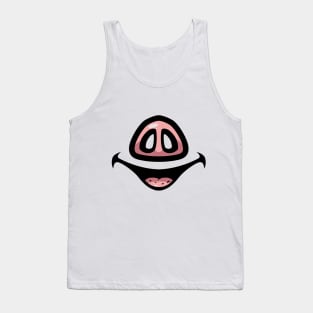 Pig Face Cartoon Tank Top